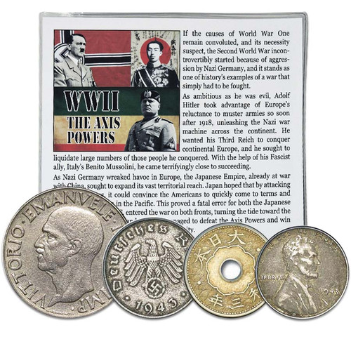 World War II: Axis Powers 4 Coin Collection Image 1